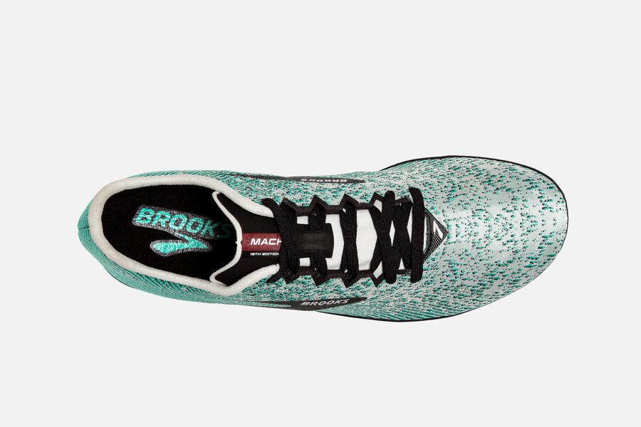 Brooks Running Shoes Womens Grey/Black - Mach 19 Spikeless Spikes - 2481-FXSAN